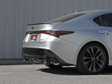 Takeda 2-1/2 Inch 304 Stainless Steel Axle-Back Exhaust System Carbon Fiber Lexus IS350 14-23 V6-3.5L aFe Power