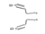 Takeda 2-1/2 Inch 304 Stainless Steel Axle-Back Exhaust System w/Polish Tip Lexus IS350 14-23 V6-3.5L aFe Power