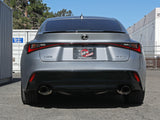 Takeda 2-1/2 Inch 304 Stainless Steel Axle-Back Exhaust System w/Polish Tip Lexus IS350 14-23 V6-3.5L aFe Power