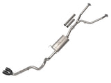 Vulcan Series 2-1/2 Inch to 3 Inch Stainless Steel Cat-Back Exhaust System Black Toyota Tundra 22-26 V6-3.4L (tt) aFe Power