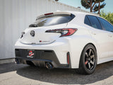 Gemini Xv 3 Inch to 2-1/2 Inch 304 Stainless Steel Cat-Back Exhaust w/ Cut-Out Blue Toyota Gr Corolla 23-26 L3-1.6L (t) aFe Power