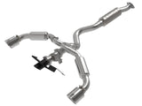 Gemini Xv 3 to 2-1/2 Inch 304 Stainless Steel Cat-Back Exhaust w/ Cut-Out Polished Toyota Gr Corolla 23-26 L3-1.6L (t) aFe Power