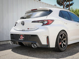 Gemini Xv 3 to 2-1/2 Inch 304 Stainless Steel Cat-Back Exhaust w/ Cut-Out Polished Toyota Gr Corolla 23-26 L3-1.6L (t) aFe Power
