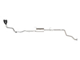 Vulcan Series 2-1/2 Inch to 3 Inch Stainless Steel Cat-Back Exhaust w/Black Tip Toyota Tacoma 24-26 L4-2.4L (t) Angled Cut aFe Power