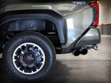 Vulcan Series 2-1/2 Inch to 3 Inch Stainless Steel Cat-Back Exhaust w/Black Tip Toyota Tacoma 24-26 L4-2.4L (t) Angled Cut aFe Power
