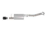 Takeda 2-1/2 Inch 304 Stainless Steel Axle-Back Exhaust System w/ Black Tip Toyota Corolla 14-19 L4-1.8L aFe Power
