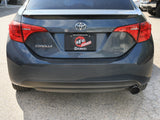 Takeda 2-1/2 Inch 304 Stainless Steel Axle-Back Exhaust System w/ Black Tip Toyota Corolla 14-19 L4-1.8L aFe Power
