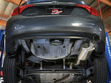 Takeda 2-1/2 Inch 304 Stainless Steel Axle-Back Exhaust System w/ Black Tip Toyota Corolla 14-19 L4-1.8L aFe Power