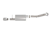 Takeda 2-1/2 Inch 304 Stainless Steel Axle-Back Exhaust System w/ Polished Tip Toyota Corolla 14-19 L4-1.8L aFe Power