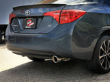 Takeda 2-1/2 Inch 304 Stainless Steel Axle-Back Exhaust System w/ Polished Tip Toyota Corolla 14-19 L4-1.8L aFe Power