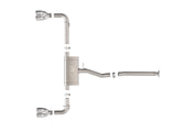 Takeda 2-1/2 Inch 304 Stainless Steel Cat-Back Exhaust System w/ Polished Tip Lexus NX250 22-25 L4-2.5L aFe Power