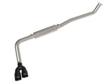 Rebel Series 3 Inch 304 Stainless Steel Middle-Side Exit Exhaust System Black Tips Toyota Hilux 15-26 L4-2.4/2.8L (td) aFe Power