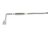 Rebel Series 3 Inch 304 Stainless Steel Middle-Side Exit Exhaust System Polished Toyota Hilux 15-26 L4-2.4/2.8L (td) aFe Power