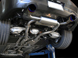 Takeda 2-1/2 Inch 304 Stainless Steel Cat-Back Exhaust System w/ Blue Flame Tips Infiniti G37 08-13/Q60 14-15 V6-3.7L (VQ37VHR) aFe Power