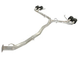 Takeda 3 Inch to 2-1/2 Inch 304 Stainless Steel Cat-Back Exhaust System Nissan GT-R (R35) 09-24 V6-3.8L (tt) aFe Power