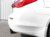 Takeda 2-1/2 Inch 304 Stainless Steel Axle-Back Exhaust System w/ Black Tips Infiniti Q50 16-24 V6-3.0L (tt) aFe Power