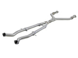 Takeda 2-1/2 Inch to 3 Inch 304 Stainless Steel Street Series Y-Pipe Infiniti Q50/Q60 16-24 V6-3.0L (tt) aFe Power
