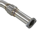 Takeda 2-1/2 Inch 304 Stainless Steel Cat-Back Exhaust System w/ Black Tips Infiniti Q50 16-24 V6-3.0L (tt) aFe Power