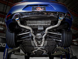 Takeda 2-1/2 Inch 304 Stainless Steel Cat-Back Exhaust System w/ Blue Flame Tips Infiniti Q60 17-22 V6-3.0L (tt) aFe Power