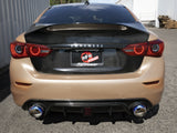 Takeda 2-1/2 Inch 304 Stainless Steel Cat-Back Exhaust System w/ Blue Flame Tips Infiniti Q50 14-15 V6-3.7L aFe Power