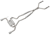 Takeda 2-1/2 Inch 304 Stainless Steel Cat-Back Exhaust System w/ Polished Tips Infiniti Q50 14-15 V6-3.7L aFe Power