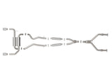 Takeda 2-1/2 Inch 304 Stainless Steel Cat-Back Exhaust System w/ Polished Tips Infiniti Q50 14-15 V6-3.7L aFe Power