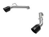 Takeda 2-1/2 Inch 304 Stainless Steel Axle-Back Exhaust System w/ Black Tips Nissan Z 23-26 V6-3.0L (tt) aFe Power