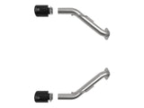 Takeda 2-1/2 Inch 304 Stainless Steel Axle-Back Exhaust System w/ Black Tips Nissan Z 23-26 V6-3.0L (tt) aFe Power