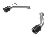 Takeda 2-1/2 Inch 304 Stainless Steel Axle-Back Exhaust System w/ Carbon Fiber Tip Nissan Z 23-26 V6-3.0L (tt) aFe Power