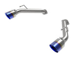 Takeda 2-1/2 Inch 304 Stainless Steel Axle-Back Exhaust System w/ Blue Flame Tips Nissan Z 23-26 V6-3.0L (tt) aFe Power