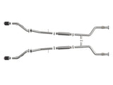 Takeda 2-1/2 Inch 304 Stainless Steel Cat-Back Exhaust System w/ Carbon Fiber Tips Nissan Z 23-26 V6-3.0L (tt) aFe Power