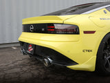 Takeda 2-1/2 Inch 304 Stainless Steel Cat-Back Exhaust System w/ Carbon Fiber Tips Nissan Z 23-26 V6-3.0L (tt) aFe Power