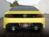 Takeda 2-1/2 Inch 304 Stainless Steel Cat-Back Exhaust System w/ Carbon Fiber Tips Nissan Z 23-26 V6-3.0L (tt) aFe Power