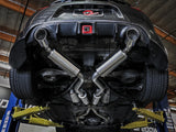 Takeda 2-1/2 Inch 304 Stainless Steel Cat-Back Exhaust w/ Resonator and Black Tip Nissan 370Z 09-20 V6-3.7L aFe Power