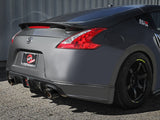 Takeda 2-1/2 Inch 304 Stainless Steel Cat-Back Exhaust w/ Resonator and Carbon Tip Nissan 370Z 09-20 V6-3.7L aFe Power