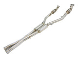 Mach Force-Xp X-Pipe 2-1/2 Inch 304 Stainless Steel w/ Cat & Resonator BMW M3 (E90/92/93) 08-13 V8-4.0L S65 aFe Power
