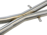 Mach Force-Xp X-Pipe 2-1/2 Inch 304 Stainless Steel w/ Cat & Resonator BMW M3 (E90/92/93) 08-13 V8-4.0L S65 aFe Power