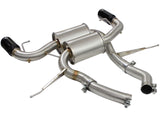 Mach Force-Xp 2-1/2 Inch 304 Stainless Steel Axle-Back Exhaust System w/Black Tip BMW 335i (E90/92/93) 07-13 L6-3.0L (t) N54/N55 aFe Power