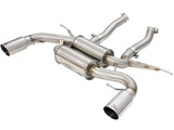 Mach Force-Xp 2-1/2 Inch 304 Stainless Steel Axle-Back Exhaust System Polished BMW 335i (E90/92/93) 07-13 L6-3.0L (t) N54/N55 aFe Power