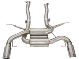 Mach Force-Xp 2-1/2 Inch 304 Stainless Steel Axle-Back Exhaust System Polished BMW 335i (E90/92/93) 07-13 L6-3.0L (t) N54/N55 aFe Power