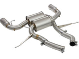 Mach Force-Xp 2-1/2 Inch 304 Stainless Steel Axle-Back Exhaust System Polished BMW 335i (E90/92/93) 07-13 L6-3.0L (t) N54/N55 aFe Power