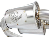 Mach Force-Xp 2-1/2 Inch 304 Stainless Steel Axle-Back Exhaust System Polished BMW 335i (E90/92/93) 07-13 L6-3.0L (t) N54/N55 aFe Power
