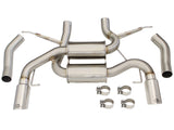 Mach Force-Xp 2-1/2 Inch 304 Stainless Steel Axle-Back Exhaust System Polished BMW 335i (E90/92/93) 07-13 L6-3.0L (t) N54/N55 aFe Power