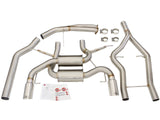 Mach Force-Xp 3 to 2-1/2 Inch Stainless Steel Cat-Back Exhaust Sys w/Polished Tip BMW 335i (E90/92) 11-13 L6-3.0L (t) N55 aFe Power
