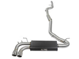 Mach Force-Xp 3 Inch to 2-1/4 Inch Stainless Steel Cat-Back Exhaust w/ Polish Tip BMW 328i/428i (F30/F32) 12-16 L4-2.0L (t) N20/N26 aFe Power