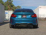 Mach Force-Xp Cat-Back Exhaust 3 to 2-1/2 Inch 304 S/S w/ Polished Tips BMW M2 (F87) 16-18 L6-3.0L (t) N55 aFe Power