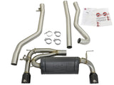 Mach Force-Xp Stainless Steel Cat-Back Exhaust System w/Black Tips BMW 340i (F30) /440i (F32/33) 16-20 L6-3.0L (t) B58 aFe Power