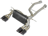 Mach Force-Xp 2-1/2 Inch Stainless Steel Axle Back Exhaust w/ Carbon Fiber Tips BMW M3/M4 (F80/82/83) 15-20 L6-3.0L (tt) S55 aFe Power