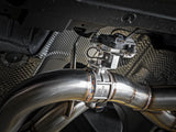 Mach Force-Xp 2-1/2 Inch Stainless Steel Axle Back Exhaust w/ Carbon Fiber Tips BMW M3/M4 (F80/82/83) 15-20 L6-3.0L (tt) S55 aFe Power