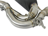 Mach Force-Xp 2-1/2 Inch Stainless Steel Axle Back Exhaust System w/ Polished Tips BMW M3/M4 (F80/82/83) 15-20 L6-3.0L (tt) S55 aFe Power
